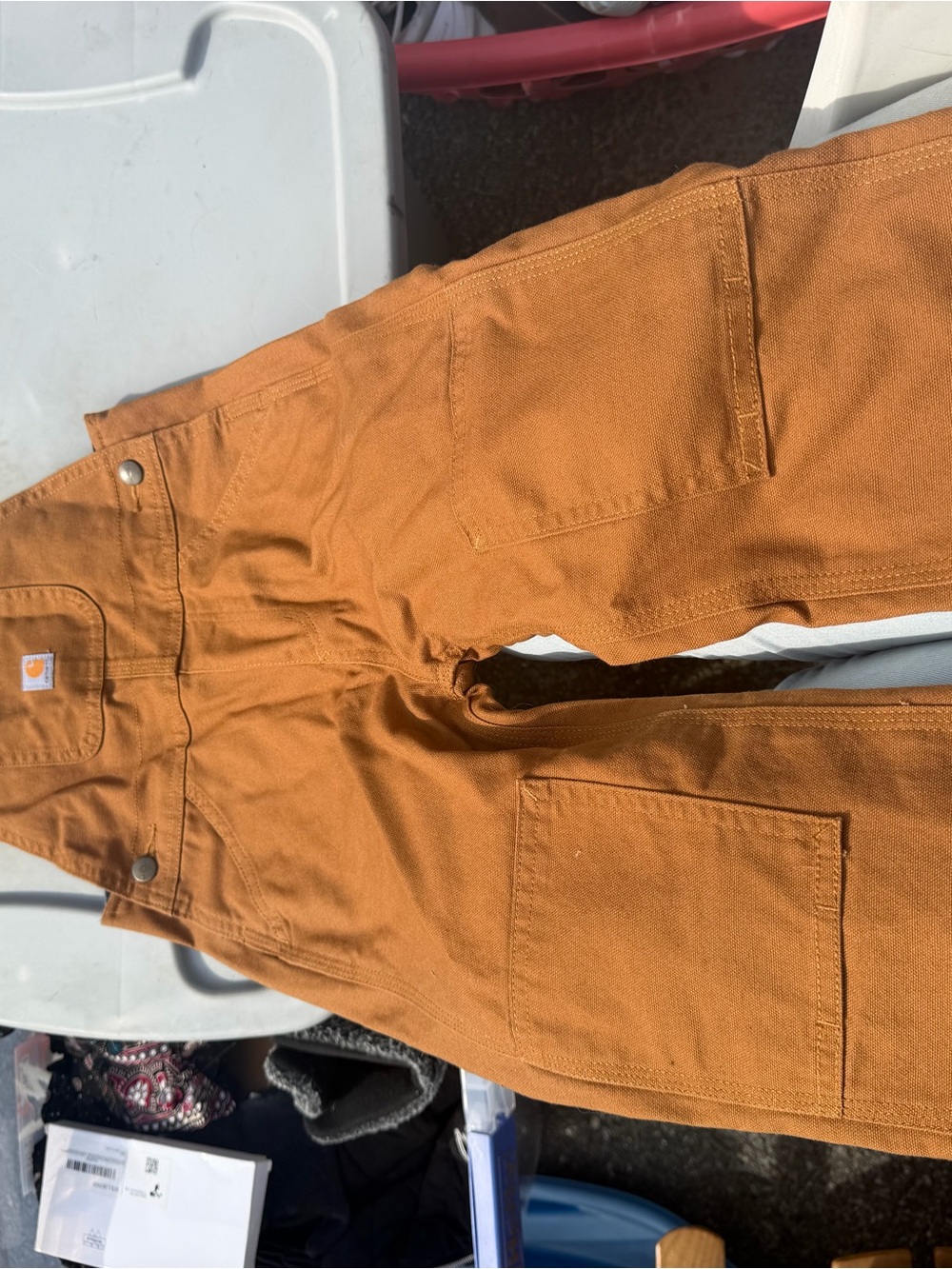 Carhartt Kids Insulated Work Pants - Rugged Canvas Carpenter Style BRAND NEW